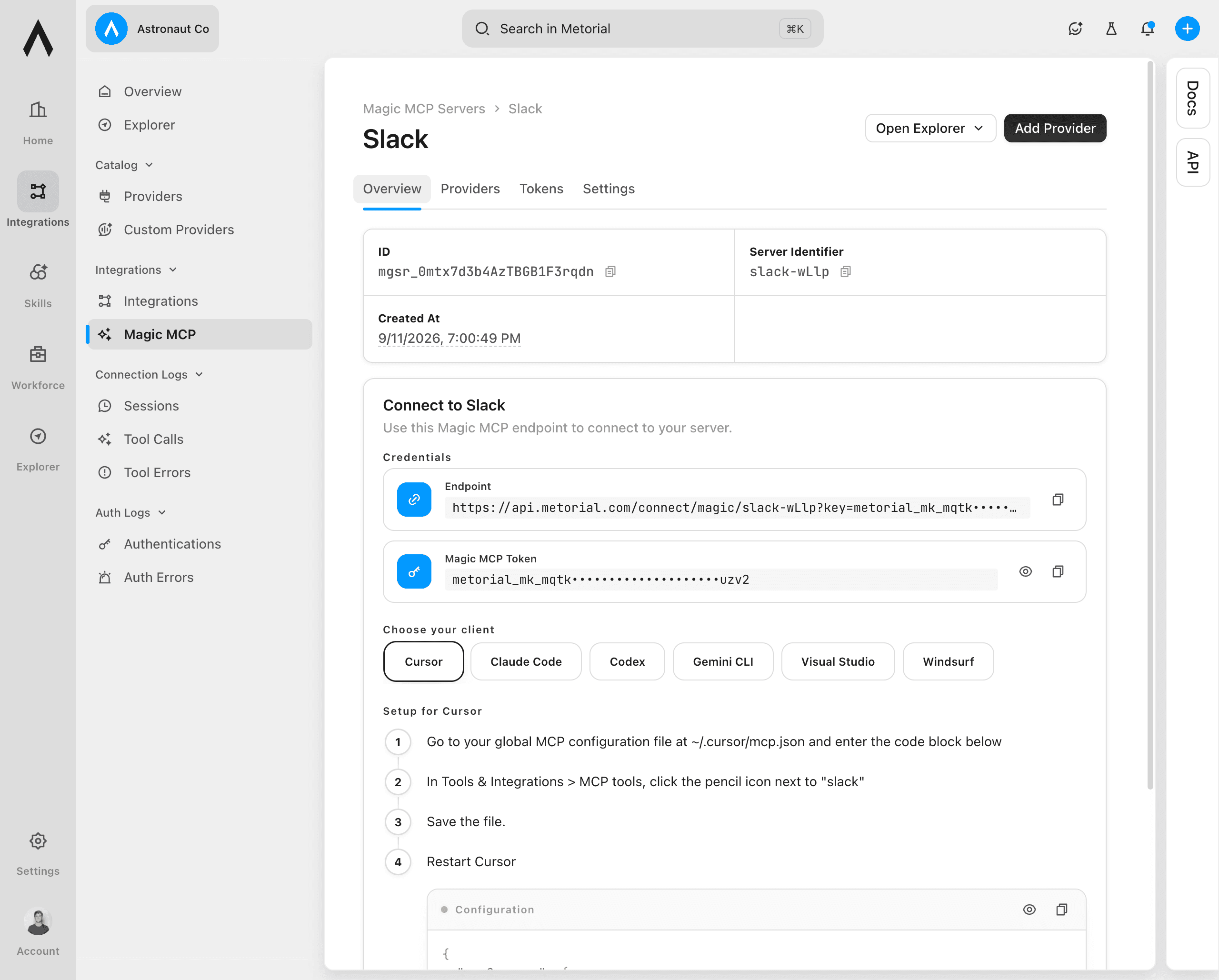New Magic MCP server overview