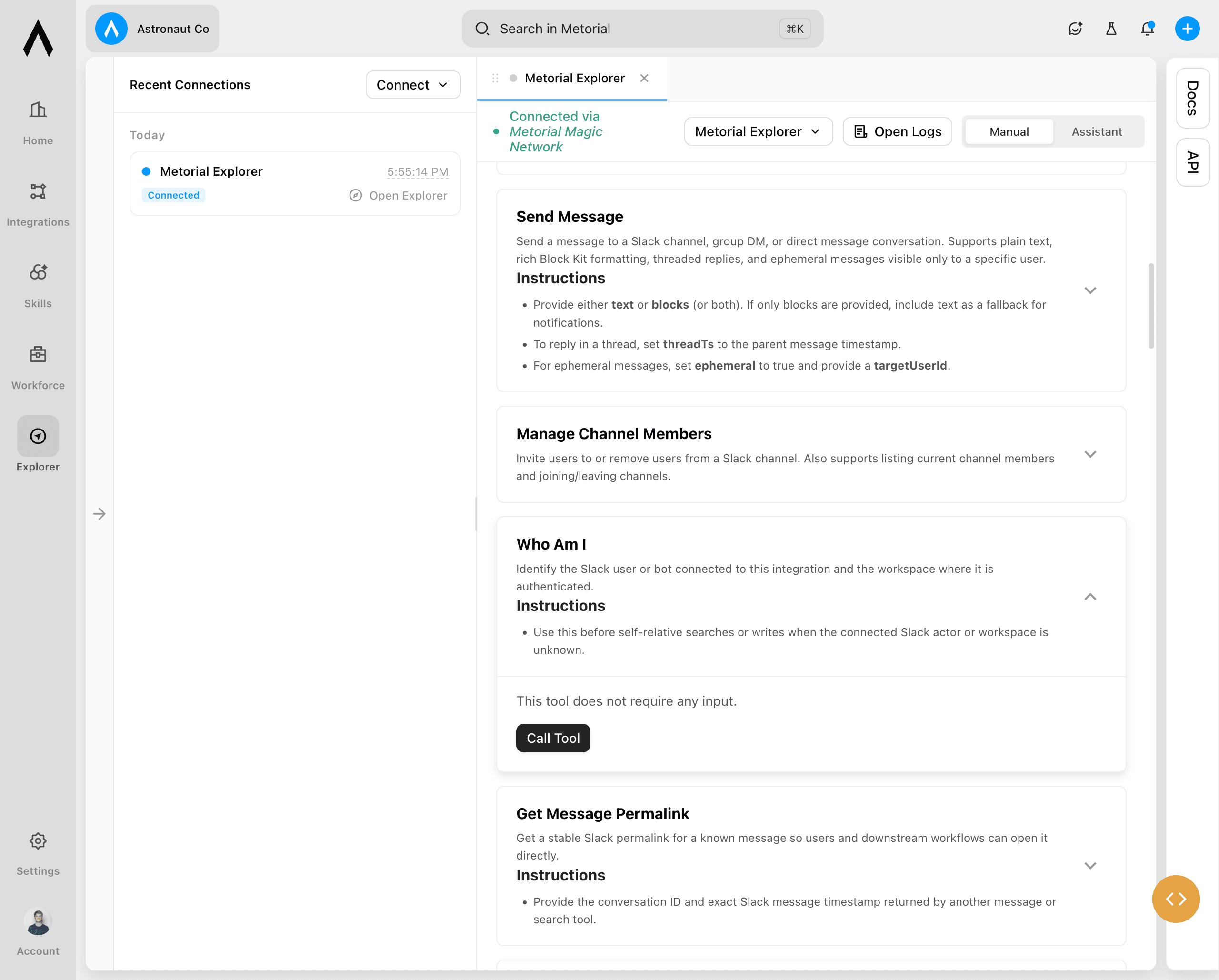 A read-only tool ready to run