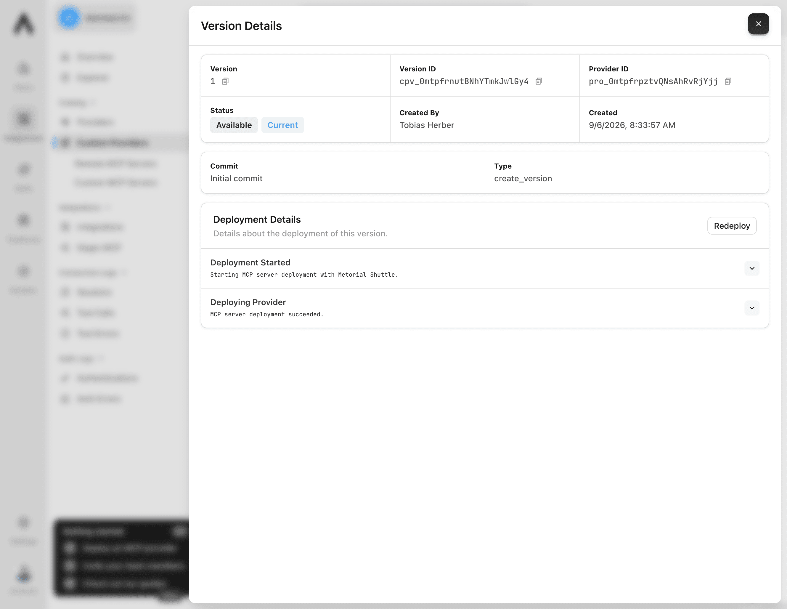 Successful remote MCP server deployment